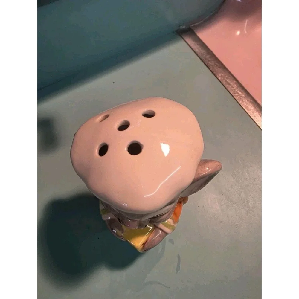 Vintage Mouse Chef & Cheese Salt Pepper Shakers Made in Japan Ceramic...